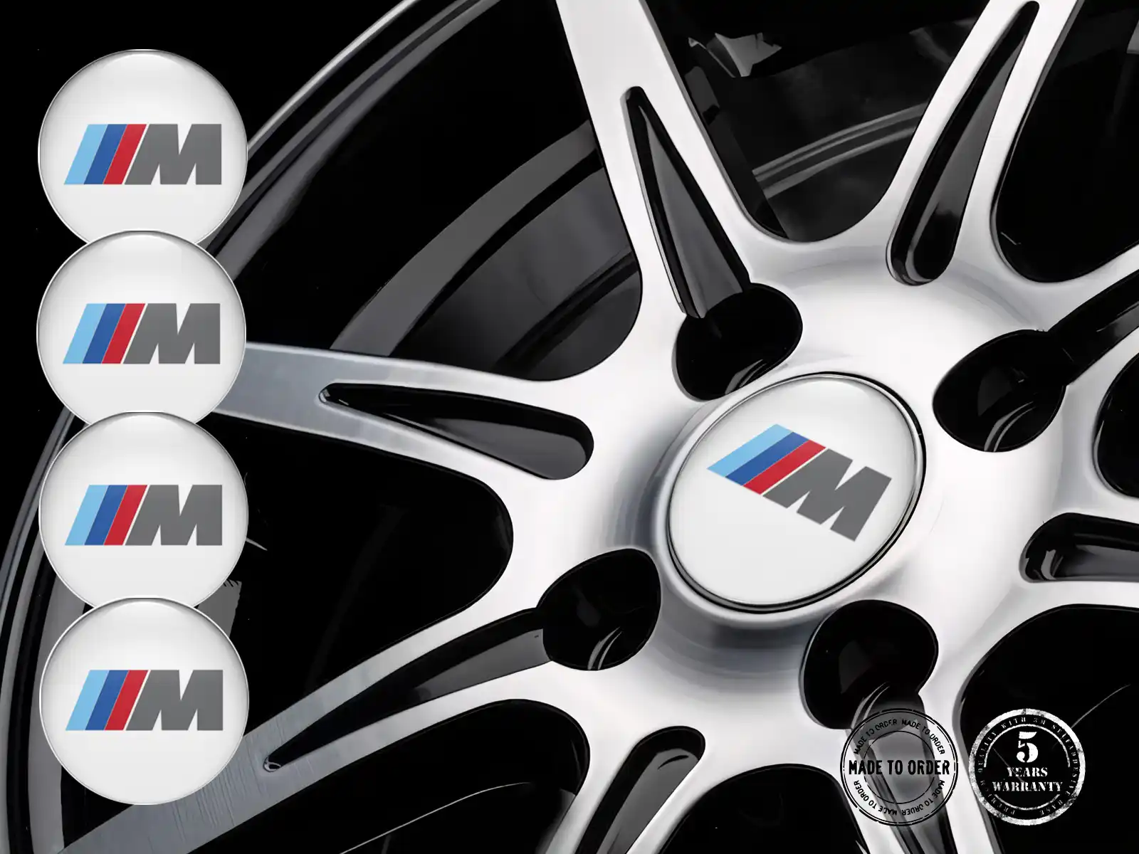 BMW Radplakette Marke Sportlich Temporal Surge Grid